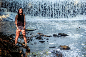 Morgan at Burden Falls