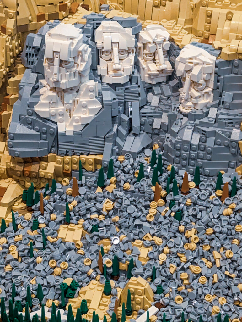 Lego Mount Rushmore