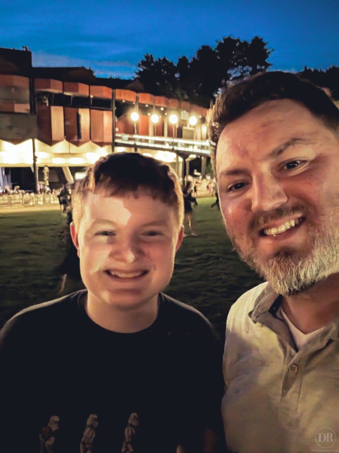 Chase and I at SPAC for the Impractical Jokers.