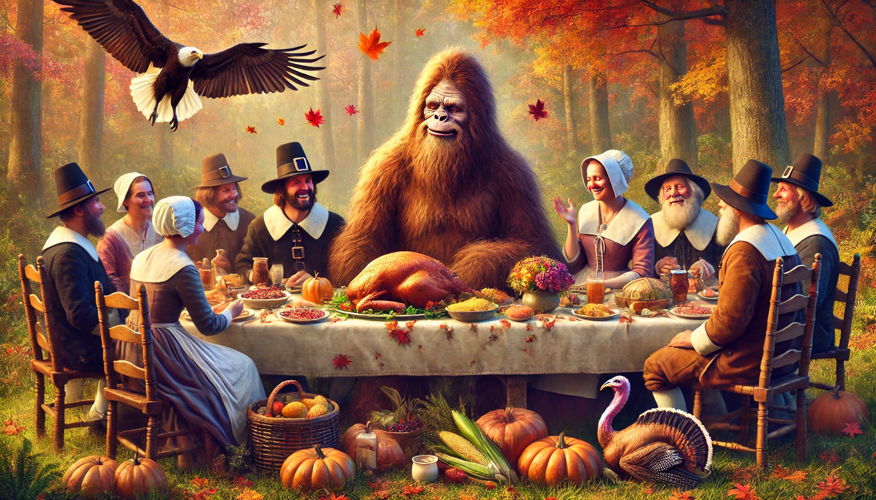 The Forgotten Chronicle of Thanksgiving: A Record of Peace with the Forest Giant